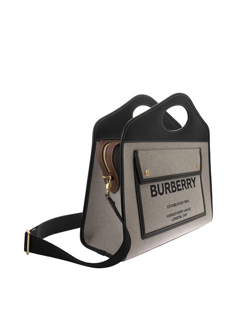 borsa tela burberry|Burberry store online.